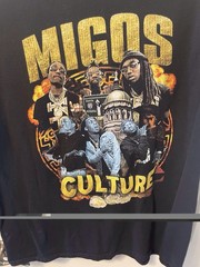 Migos Culture Graphic T Shirt Men’s XL Black Cotton Short Sleeve