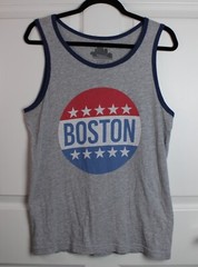 Men’s Hybrid Promotions Boston Tank Grey Heather Blue Trim Red/White Stars SM