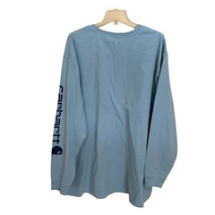 Carhartt Loose Fit Long Sleeve Blue Work T-Shirt Men’s 3XL Workwear K-231