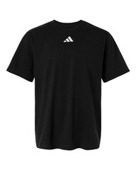 Adidas Mens S-4XL Fresh Logo T-Shirt 100% Cotton Crewneck Tee Short Sleeve Shirt
