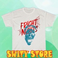 Fright Night Movie Logo Men’s White T-shirt Logo T-shirt Funny Size S to 5XL