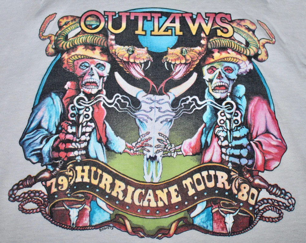 Rare THE OUTLAWS Tour 1980 Gift For Fan S to 5XL Unisex T-shirt