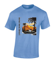 DUNE CRUISE MENS T SHIRT CLASSIC CAR RETRO CAR LOVER BEACH SUMMER HOLIDAY TOP