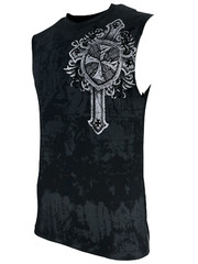 Xtreme Couture By Affliction Men’s Muscle T-shirt Tank Top Ragged Faith S-5XL