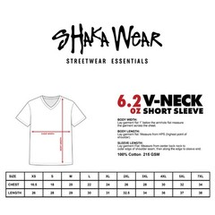 Pack Of 6 Shaka Wear VNS Mens 6.2 Oz V-Neck T Shirt Short Sleeve T-Shirt