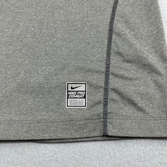 Nike Pro Combat Dri-Fit Mens Fitted Training Shirt Heather Gray Large