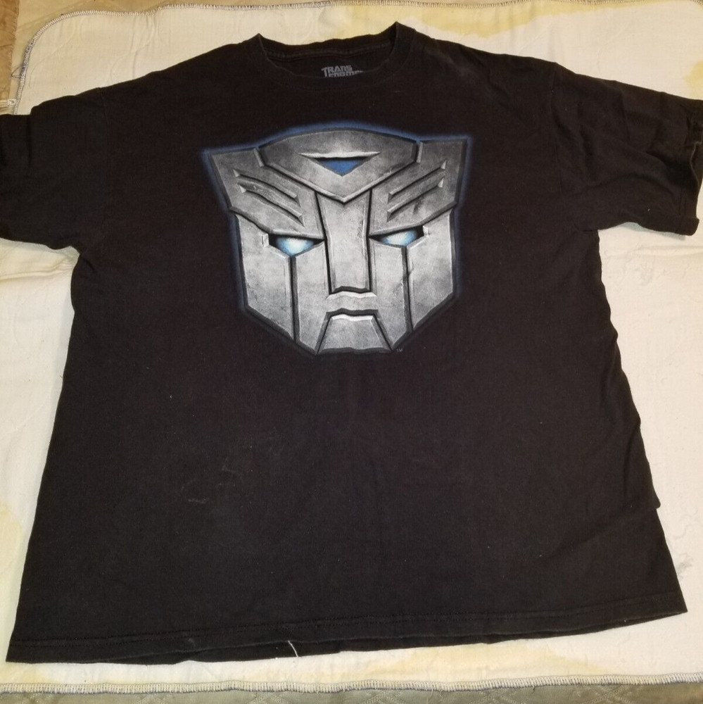 Transformers Revenge of the Fallen Men’s Black Cotton T-Shirt Size L 42/44