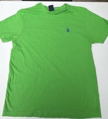 Polo Ralph Lauren T-Shirt Mens Small Green Purple Pony Logo Casual Tee C16