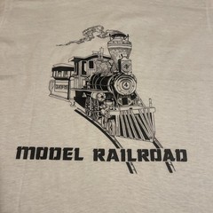 Model Railroad Vintage T Shirt 80s Toys Trains Size Medium Single Stitch