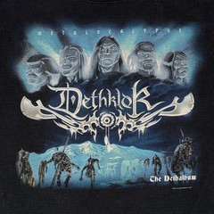 Vtg Dethklok Metalocalypse The Dethalbum T-Shirt Men’s Medium Black Graphic Y2K