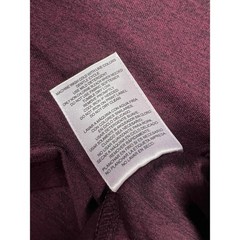 32 Degrees T-Shirt Mens Large Burgundy Cool Short Sleeve Heathered Stretch Crew