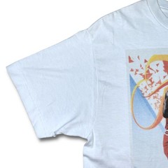 Michael Jordan VS Magic Johnson T-Shirt Men’s Medium White Cotton NBA Finals