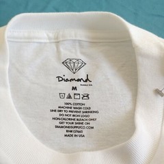 Rare Diamond supply Co White T Shirt Flying Bird men’s Sz M made in USA