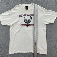 Vintage Harley-Davidson Motorcycles Mens XL White T Shirt Chandler Arizona Y2K