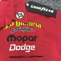 Vintage Drag Racing Shirt Mens Large Darrell Mike Gwynn Dunn Team Mopar Pit USA