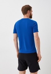 Reebok Workout Ready Tee Vector Blue Size Medium Speed Wicking Crewneck Men