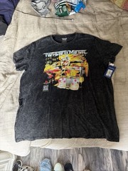 Twisted Metal Sweet Tooth T-Shirt 3XL NWT PlayStation Acid Wash Graphic Tee