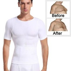 Men Slimming Body Shaper Vest Abs Abdomen Compression Shirts Fitness Tank Tops