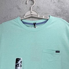 Chubbies Mens Pocket Tee Shirt Size S Sea Mist Casual Weekend Clean Style