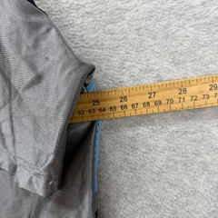 JNCO Jersey Mens XL Grey Blue Tribal Sabertooth 85 Graphic V-Neck Vintage 90s