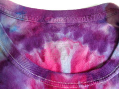 Tie Dye T-Shirt Hand Dyed Homemade Adult Unisex Size Medium Short Sleeve