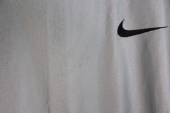 Vintage Nike Mens Large Y2K Shiny Dazzle Embroidered Swoosh Satin Tank Top G1492