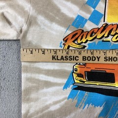 MTV Shirt Adult Large Tie Dye Music Television Racing Sports Car Graphic Tee