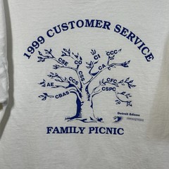 Vintage 1999 Detroit Edison Family Picnic XL T-Shirt 90’s Customer Service CSE