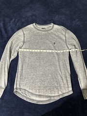 Volcom Gray Thermal Long Sleeve Shirt Medium