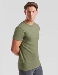 5 Pack Fruit of the Loom Mens T Shirts Short Sleeve Slim Fit Lightweight Cotton