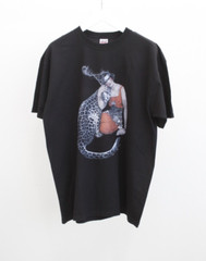 New! Vintage y2k 1920’s Art Deco Anvil T-Shirt Size XL Mens SEPS Leopard & Woman