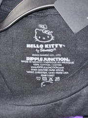 Sanrio Hello Kitty Goth Punk Graphic T-Shirt by Ripple Junction