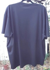 Mens T-Shirt XXL UMPNATION Black 100 % Polyester Fast Dry Lightweight