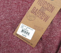 Hudson Barrow Shirt Mens 3X Red Heather Henley Neck Pocket Tee Adult 3XL
