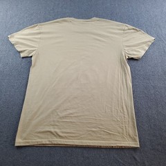 Ghostface Graphic T-Shirt Get In Loser Size Medium Tan Scary Movies
