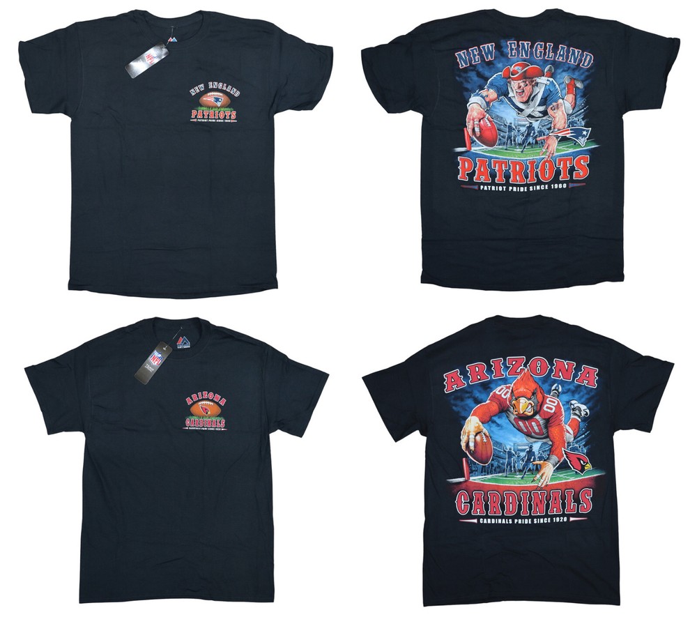 NFL Team Apparel Liquid Blue End Zone Crew Neck Men’s T-Shirt NWT Pick Team/Size