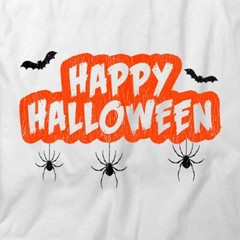 HAPPY HALLOWEEN TShirt Tee Short-Sleeved Cotton HOLIDAY CLOTHING S1WSA419