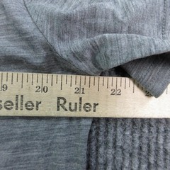 Quince Shirt Mens Large Heather Gray Merino Wool Short Sleeve All-Season Tee NWT
