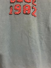 Vintage Pacific Blue 1982 Eagle T Shirt XL Appliqué Red Letters America Y2K