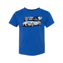 Toyota GR Supra A90 Unisex Graphic T Shirt With Detailed Car Artwork And Wheel D