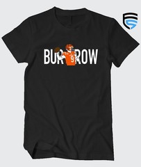 BURROW 9 | Cincinnati Football Soft Ring Spun Pre-Shrunk Cotton T-Shirt