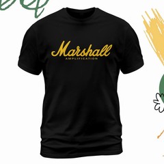 Marshall Amplification Guitar Logo T-Shirt Size S-5XL
