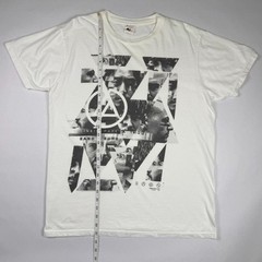 Linkin Park Angels Graphic T-Shirt White Large Bay Island Sportswear 2010