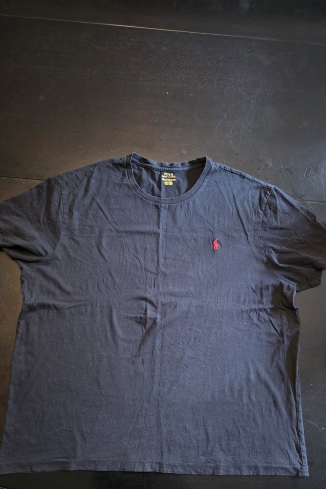 Polo Ralph Lauren Men’s Big & Tall 2XB Classic Fit Black T-Shirt Short Sleeve
