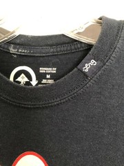 LRG LIFTED RESEACH GROUP Mens M Navy Blue Red TEE T-SHIRT Logo TOP 100% Cotton