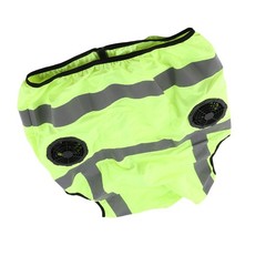 Cool Vest Summer Cooling Fan Waistcoat Air Conditioned Reflective Stripe
