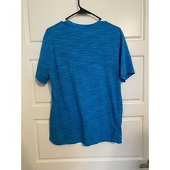 Athletic Works Small Moisture Wicking Men’s T Shirt Blue/Turquoise