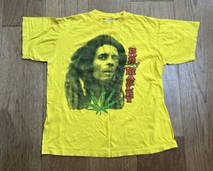 Vintage Bob Marley Freedom Fighter Shirt M Reggae Zion Y2K Rasta