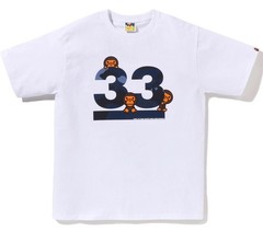 A BATHING APE Men’s A BATHING APE 33RD ANNIV. BABY MILO TEE 2M20110006 /r