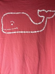 Vineyard Vines Pink Long Sleeve Whale Logo T-Shirt with Pocket Men’s Size Small